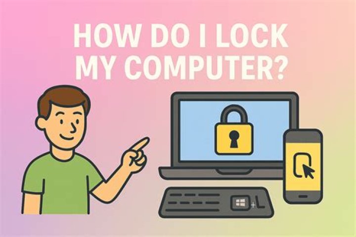 How do I lock my Lenovo desktop?