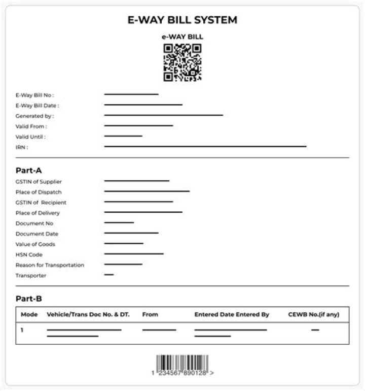 How do I log into my e way bill online?