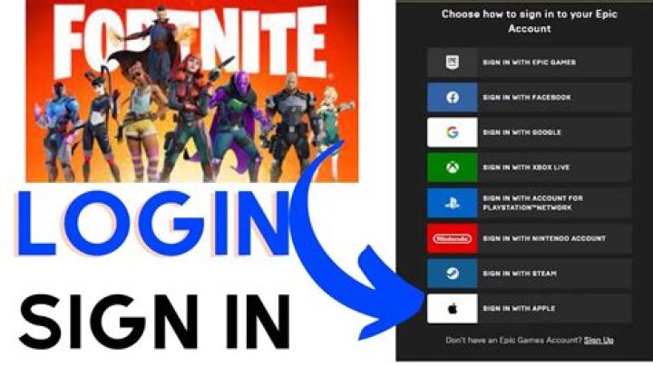 How do I log into my fortnite account?