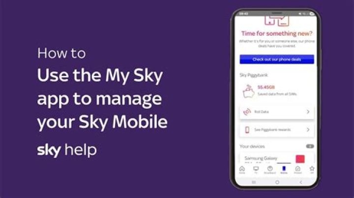 How do I logout of my sky app?
