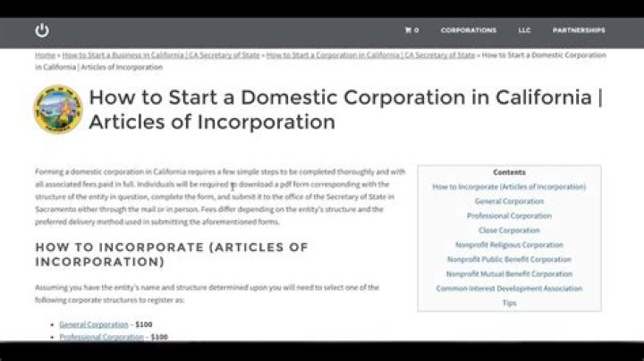 How do I look up a corporation in California?