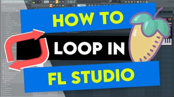 How do I loop a section in FL Studio?