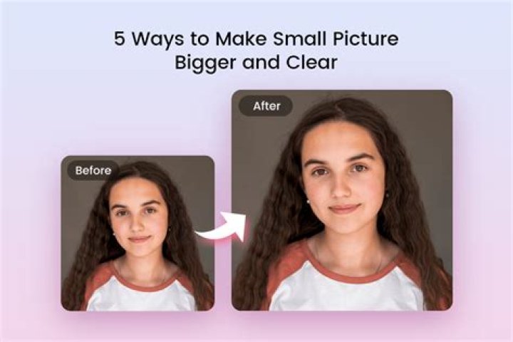 How do I make a JPEG bigger without pixelation?