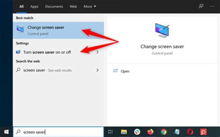 How do I make a screensaver on Windows 10?