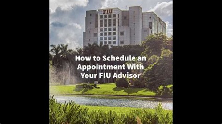 How do I make an advising appointment at FIU?