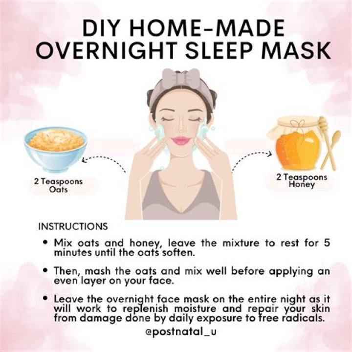 How do I make an overnight face mask at home?
