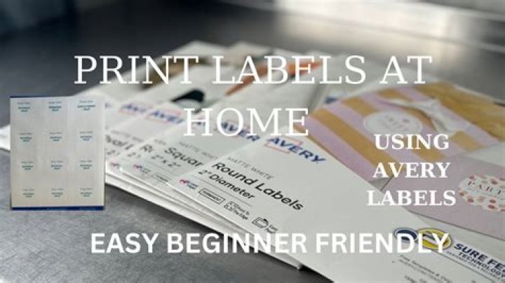 How do I make Avery labels in Publisher?