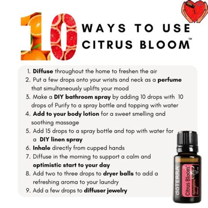 How do I make doTERRA citrus bloom?