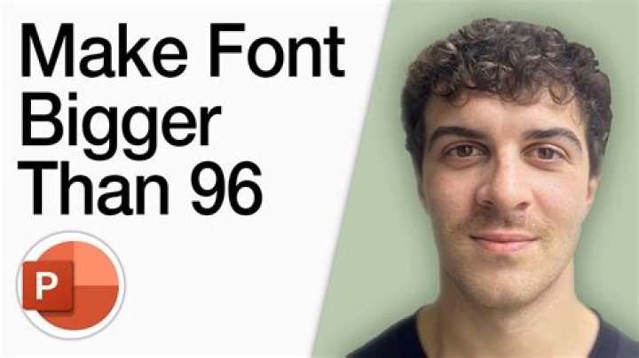 How do I make font bigger than 96 in Open Office?
