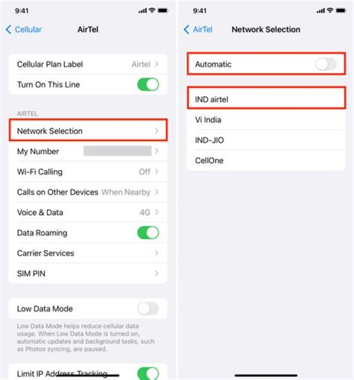 How do I make my iPhone network secure?