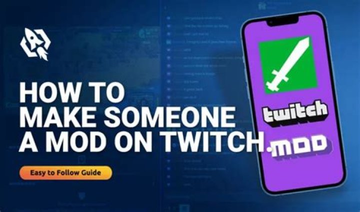 How do I make someone a channel editor on twitch?