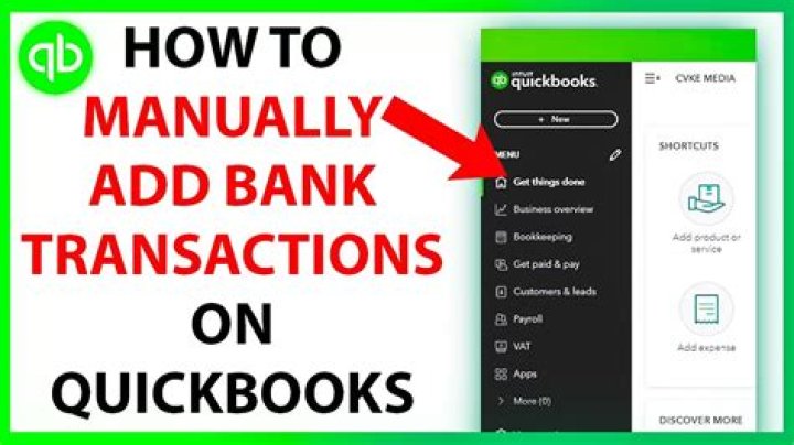 How do I manually enter transactions in QuickBooks desktop?