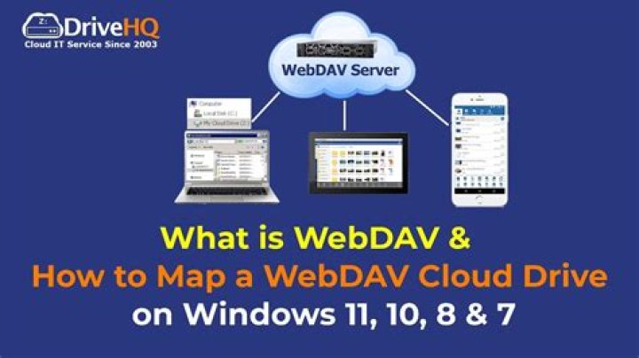 How do I map a WebDAV?