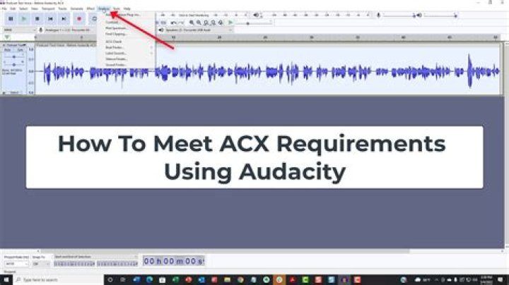 How do I meet ACX requirements?