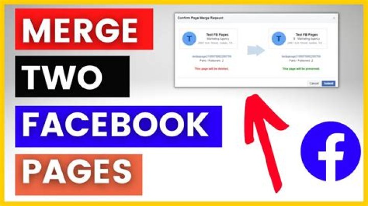 How do I merge my Facebook profile with a page?
