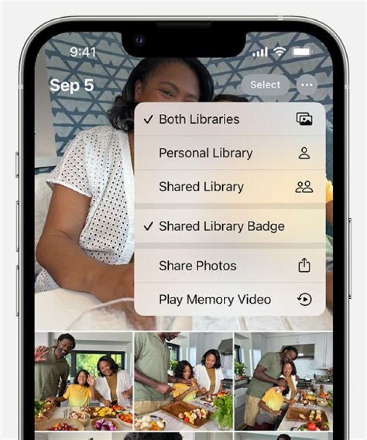 How do I open my photo library?