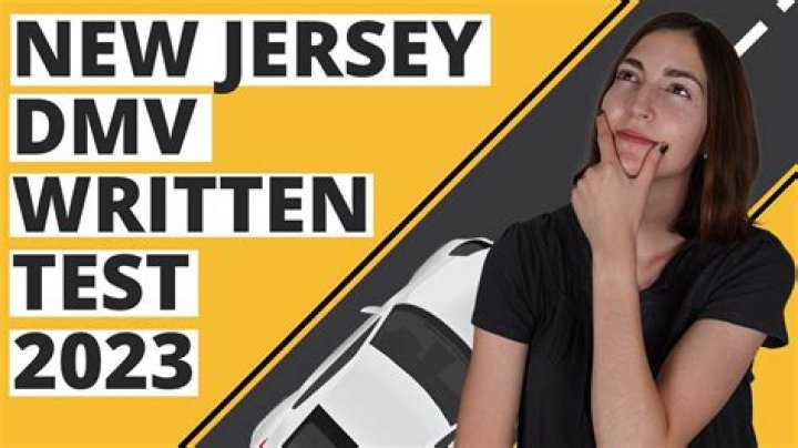 How do I pass the NJ written test?