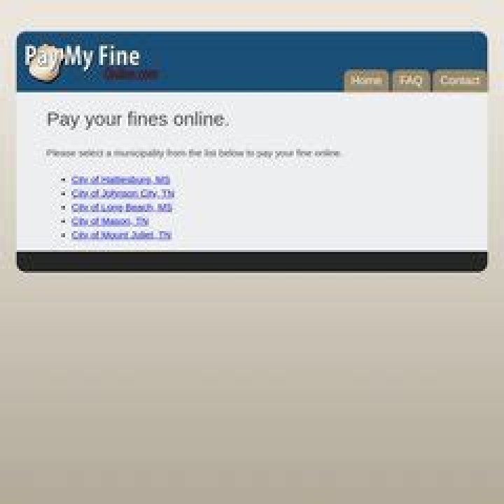 How do I pay my fine online in Maine?