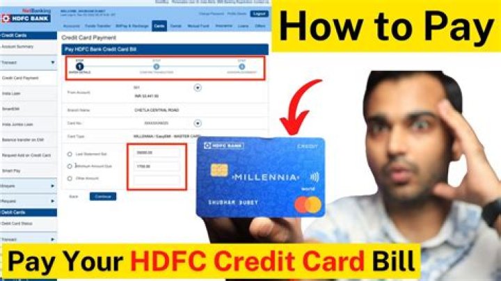 How do I pay my overdue charges HDFC?