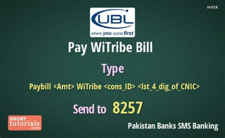 How do I pay my Witribe bill online?