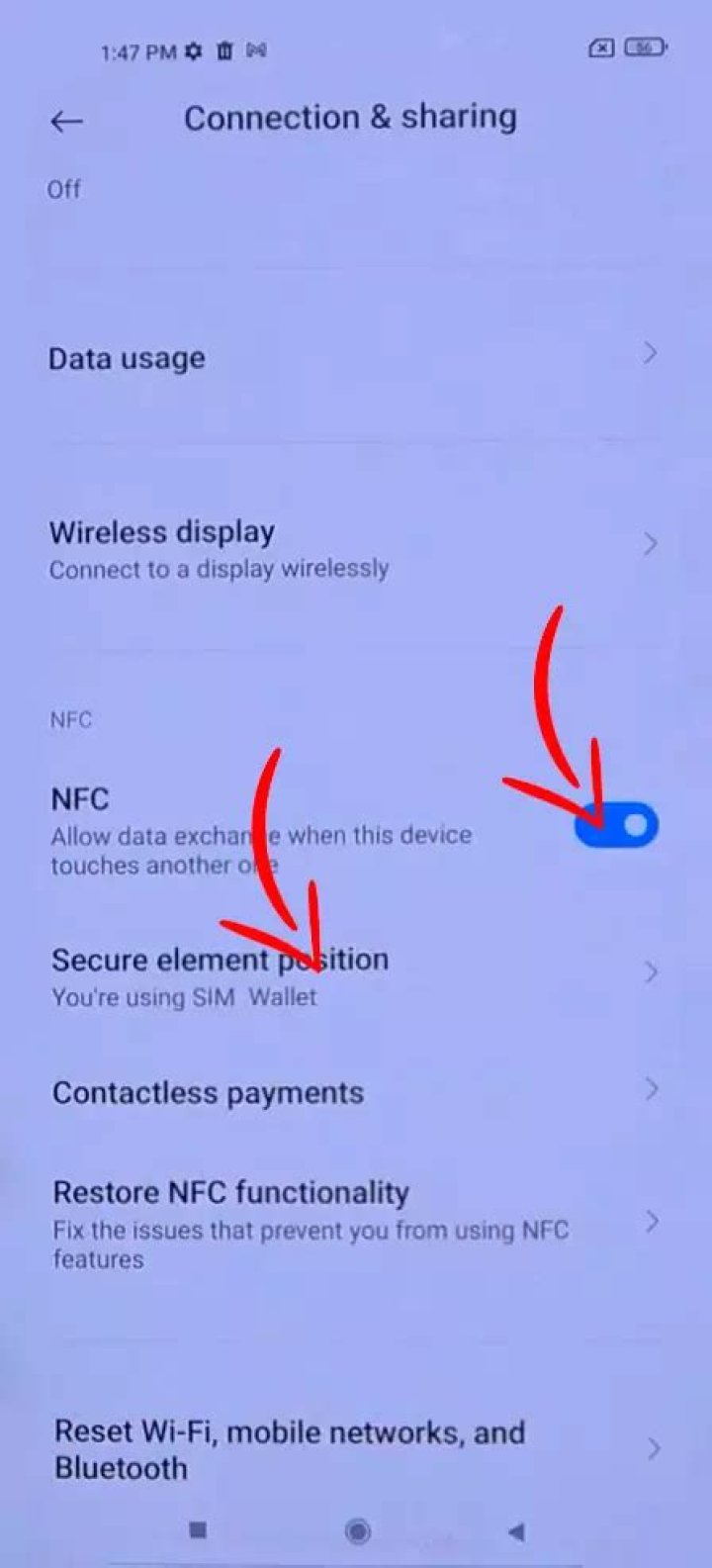 How do I pay with NFC on Huawei?