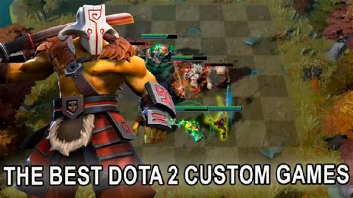 How do I play custom games in Dota 2?