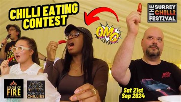 How do I prepare for the chili eating contest?