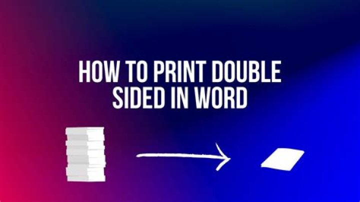 How do I print double sided postcards in Word?