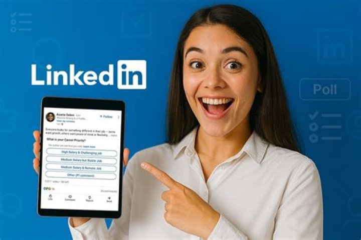 How do I promote a LinkedIn poll?