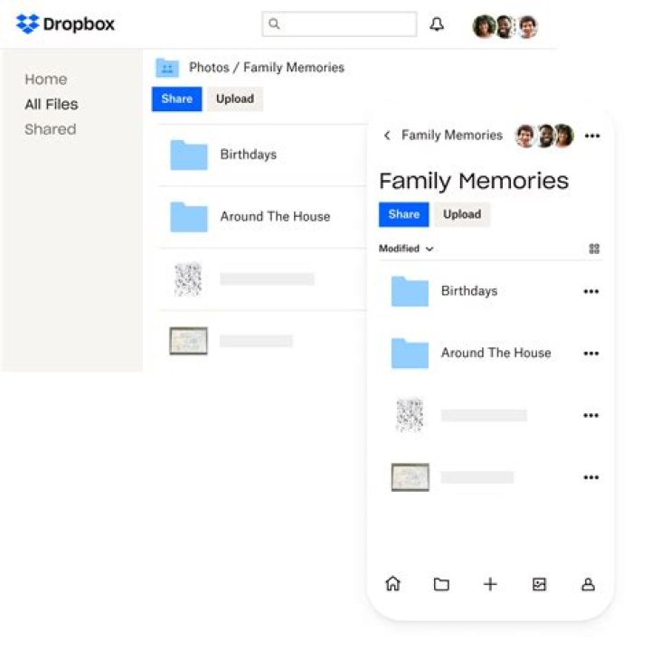How do I put something in someone's Dropbox?