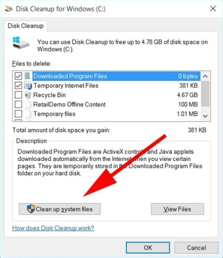 How do I reclaim my hard drive space Windows 10?