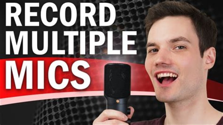 How do I record 4 mics at once?