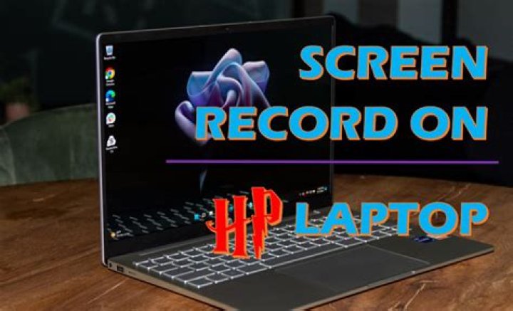 How do I record with my HP laptop camera?