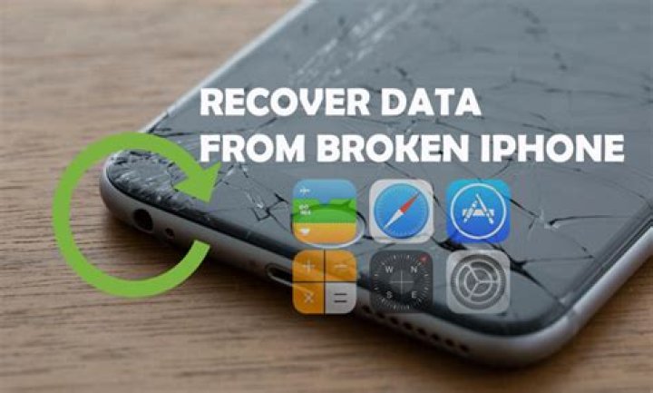 How do I recover data from a broken iPhone 5?
