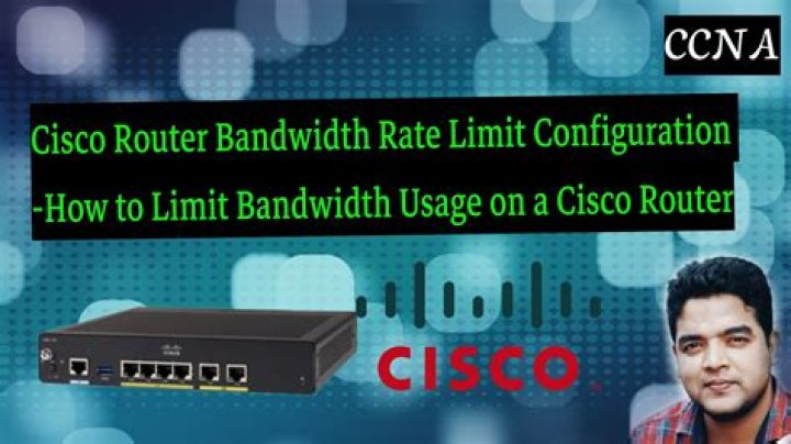 How do I reduce the bandwidth limit on my router?