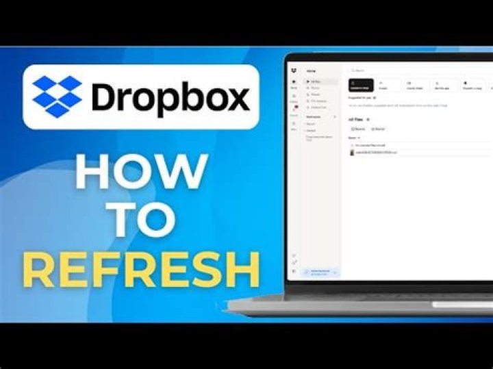 How do I refresh Dropbox update?
