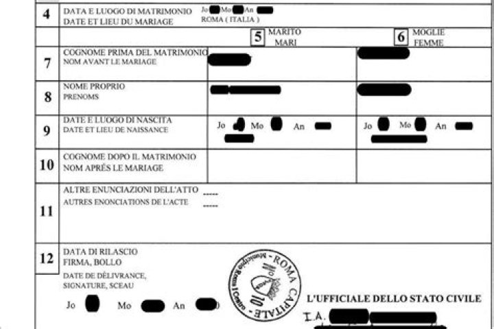 How do I register my marriage with an Italian consulate?