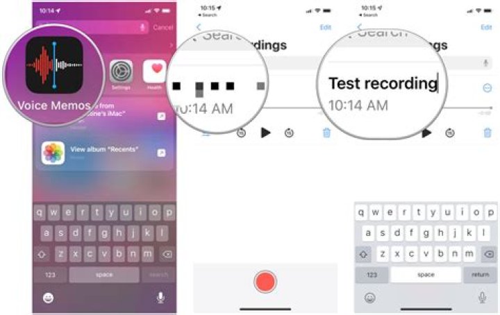 How do I reinstall a voice memo on my iPhone?