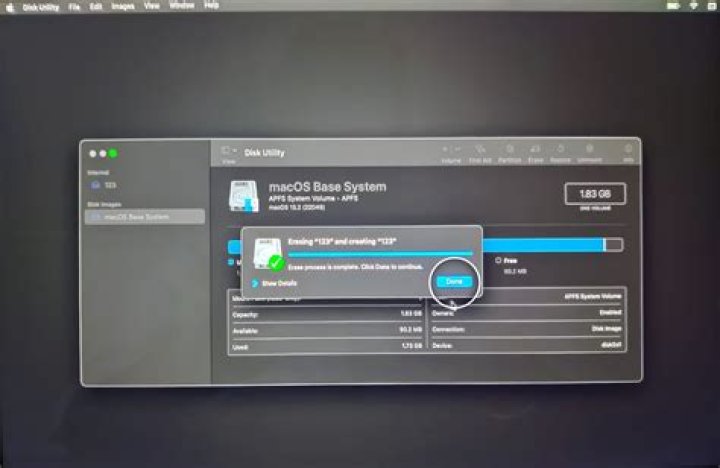 How do I reinstall macOS after erasing hard drive?
