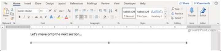 How do I remove a horizontal line in a header in Word?