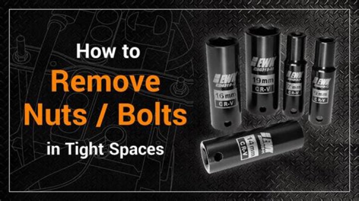 How do I remove a tight bolt?