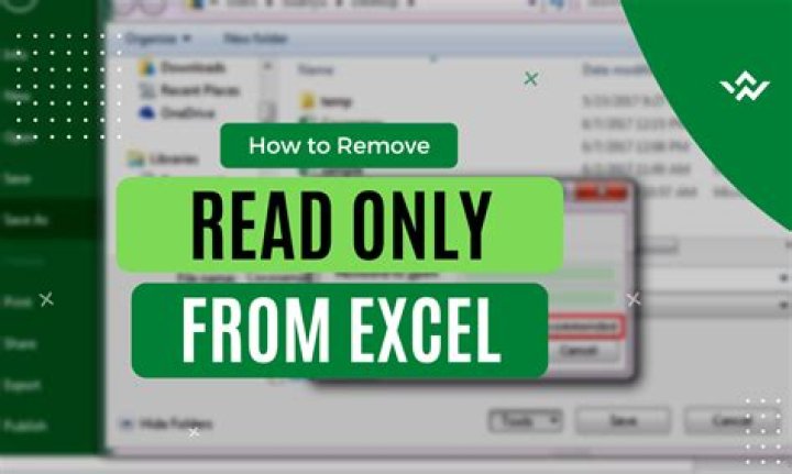 How do I remove read only from an Excel document on Mac?