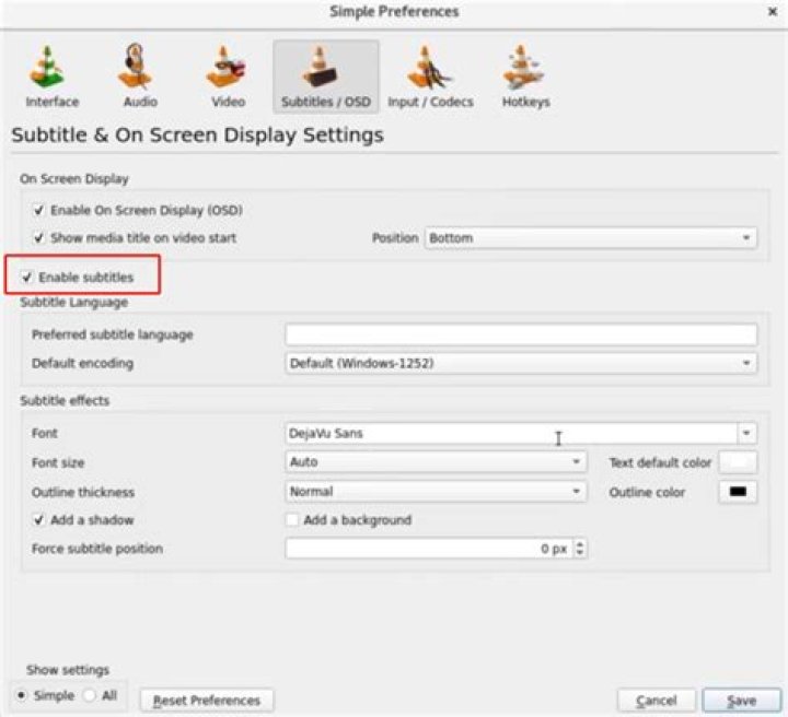 How do I remove subtitles from a track?