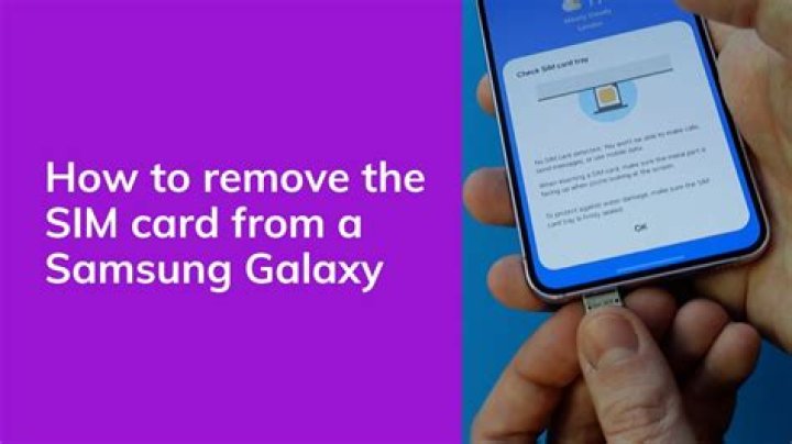 How do I remove the SIM card from my Samsung gear s2?