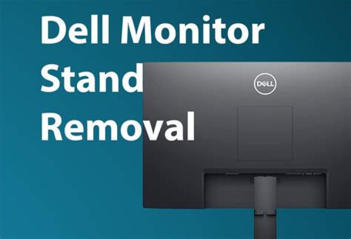 How do I remove the speakers from my Dell monitor?