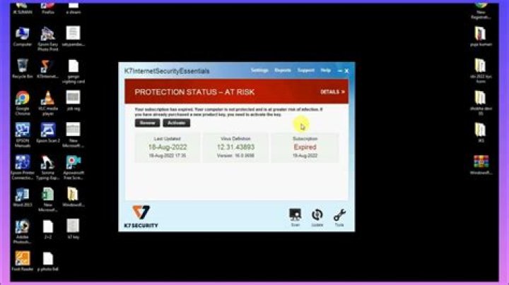 How do I renew my k7 Antivirus?
