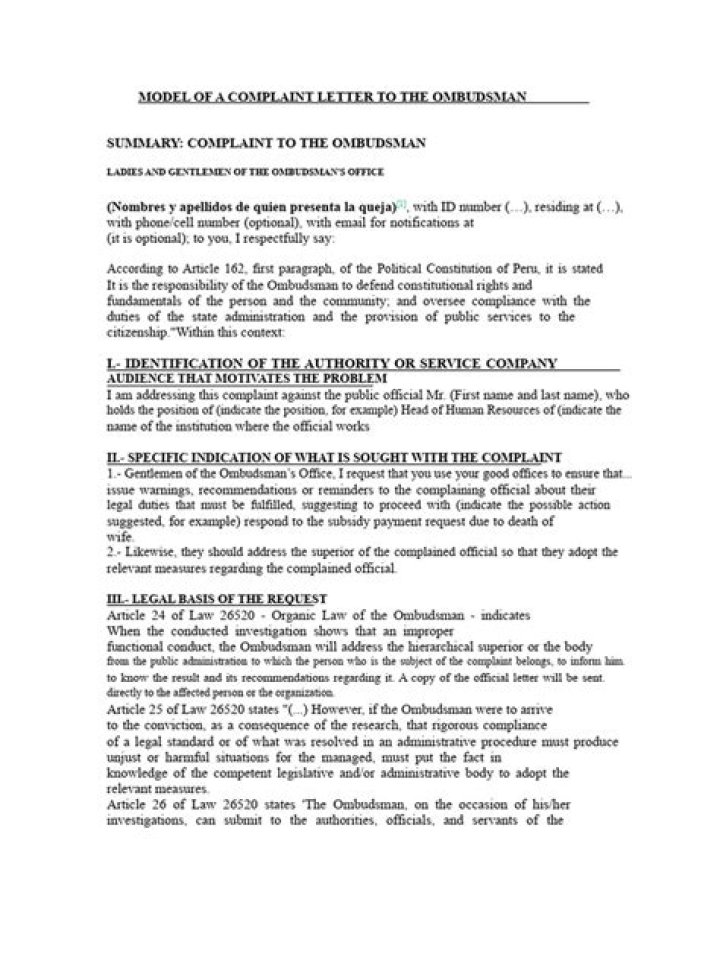 How do I report a company to the ombudsman?