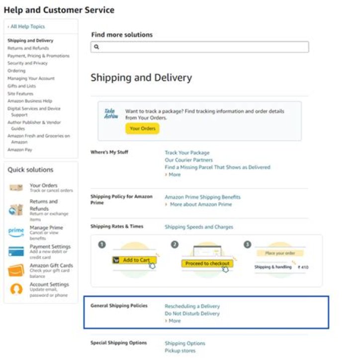 How do I reschedule my Amazon pickup?