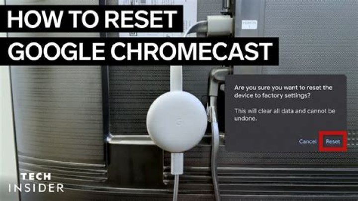 How do I reset my chromecast audio?