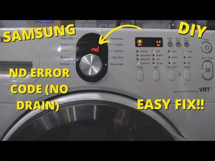 How do I reset my Samsung Washer code?